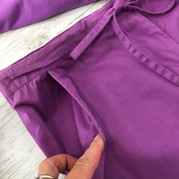 Vintage 90’s Y2K Emma Tricot Sunflower Shirt Pant Set M S Purple Yellow Woman’s - Picture 8 of 12